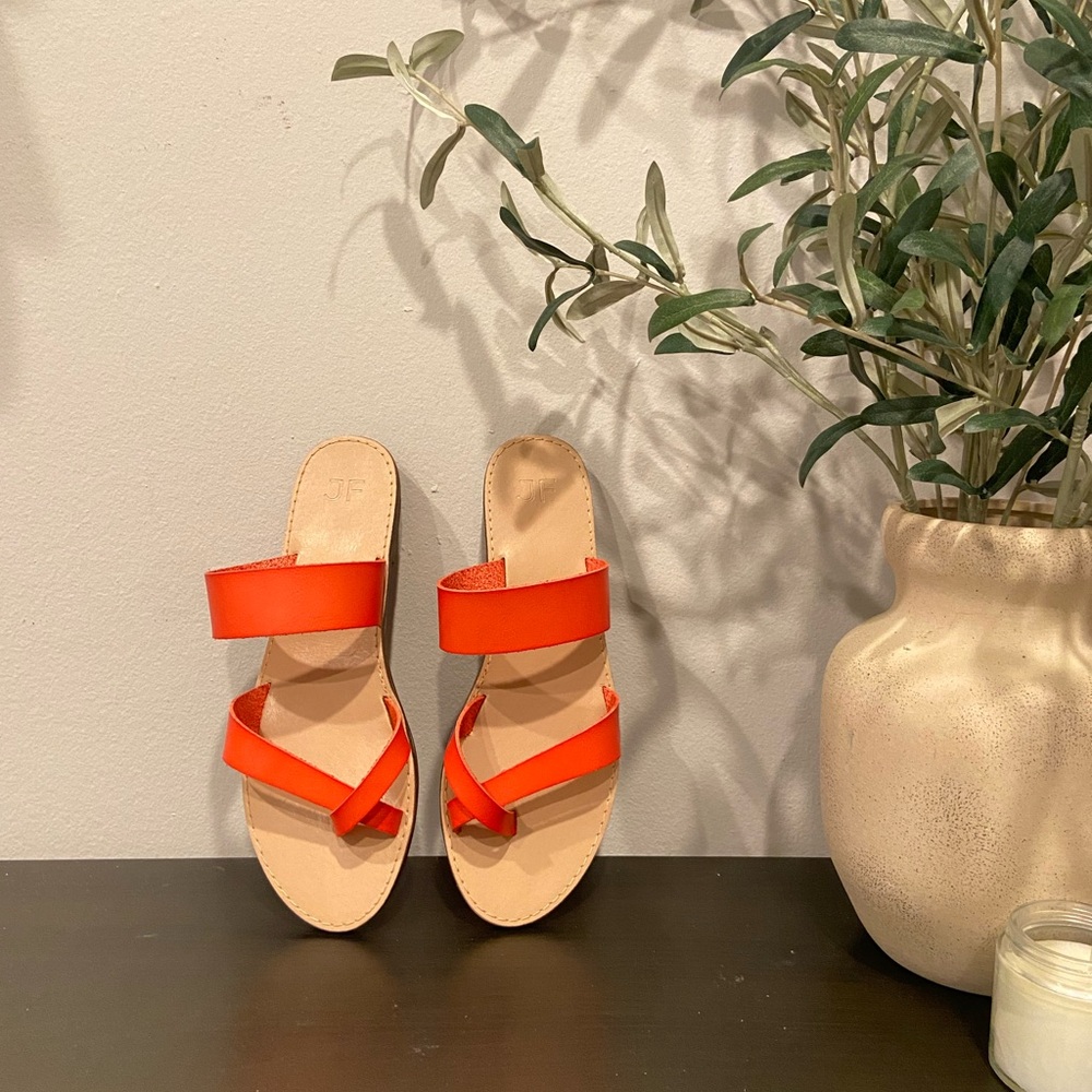 JustFab Orange Sandals